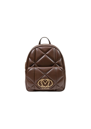 Love Moschino Brown Polyethylene Backpack