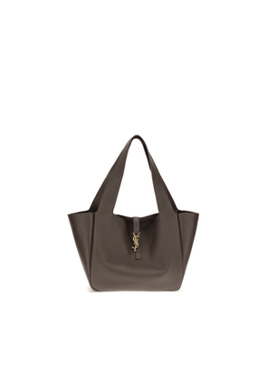 Saint Laurent Brown Calf Leather Bos Taurus Shoulder Bag
