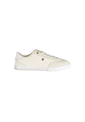 Tommy Hilfiger White Polyurethane Women's Sneaker - EU36/US6