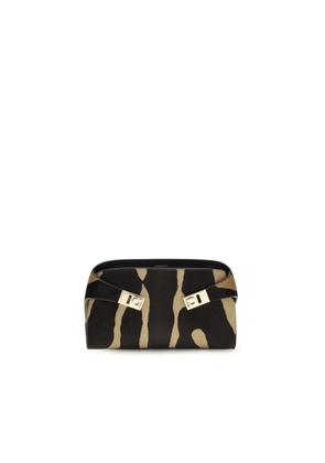 Ferragamo Brown Hair Shoulder Bag
