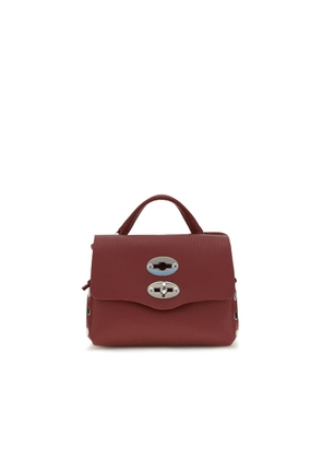 Zanellato Bordeaux Calf Leather Bos Taurus Shoulder Bag