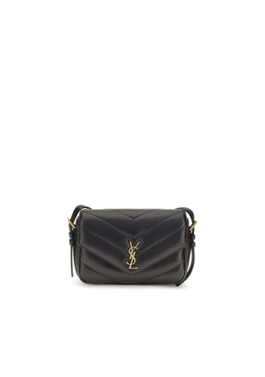 Saint Laurent Black Lamb Ovis Aries Aries Shoulder Bag