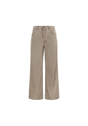 Agolde Brown Cotton Casual Pants - W24