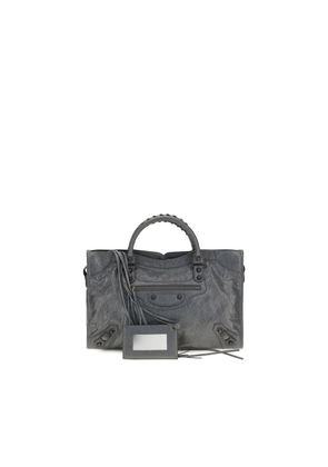 Balenciaga Gray Lamb Ovis Aries Aries Shoulder Bag