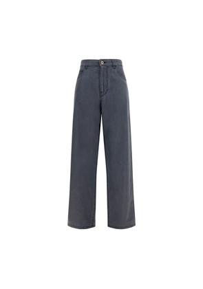 Miu Miu Black Cotton Straight-Leg Jeans - 26