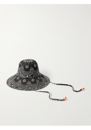 CALL IT BY YOUR NAME - Capeline Reversible Cotton Bucket Hat - Black - One size