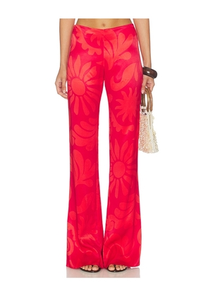 Cala de la Cruz Nix Pants in Red. Size XS. Also in S, M, L.