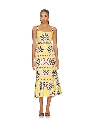 Alexis Sirena Dress in Yellow. Size XS. Also in S, M, L.