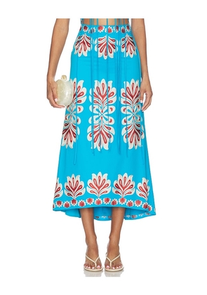 Alexis Amarisse Skirt in Blue. Size XS. Also in S, M, L.