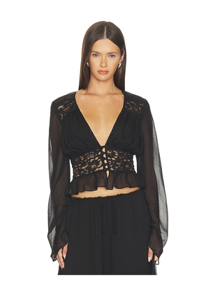 Arcina Ori Alessandra Top in Black. Size XS. Also in S, M, L, XL.