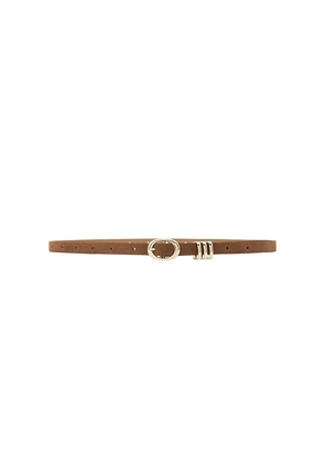 Ettika Classic Skinny Belt Belt in Brown. Size XS. Also in S, M, L.