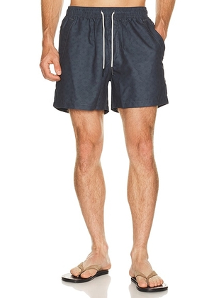OAS Mosaico Swim Shorts in Black - Brown. Size L (also in S, M, XL/1X).