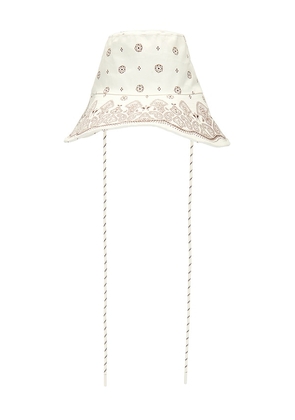 DEVON WINDSOR Sun Hat in Cream.
