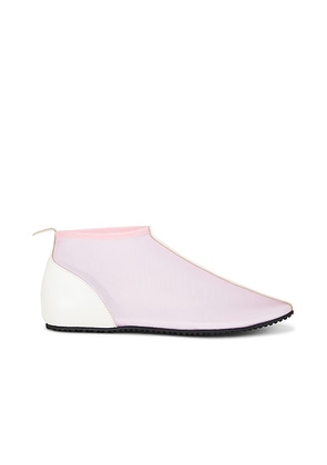 Gimaguas Mesh Bailarina Boot Flat in Pink - Pink. Size 38 (also in 36, 37, 39, 40, 41).