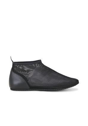 Gimaguas Mesh Bailarina Boot Flat in Black - Black. Size 39 (also in 36, 37, 38, 40, 41).