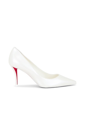Christian Louboutin Miss Z 80 Pump in Bianco & Snow - White. Size 36.5 (also in 37, 37.5, 38, 38.5, 39, 39.5, 40, 40.5, 41).
