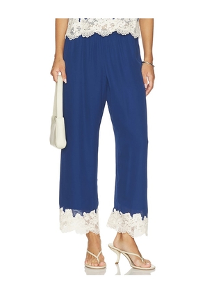 CAMI NYC Gilda Chiffon Pant in Navy. Size XXS. Also in XS, S, M.