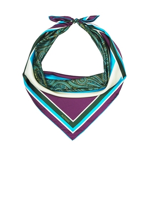 Alemais Joni Silk Scarf in Green.