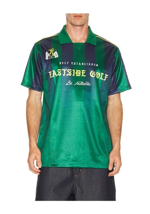Eastside Golf Pitch Jersey in Green. Size S. Also in M, L, XL/1X.