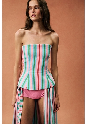 Marrakshi Life for FWRD The Corset Top in in N/A - Blue. Size M (also in L).