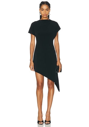 Sandy Liang Sonar Dress in Black - Black. Size M (also in XS, S, L).