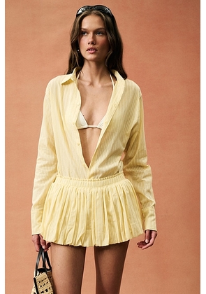 Ludovic de Saint Sernin for FWRD New Slim Top in Yellow - Yellow. Size M (also in XS).