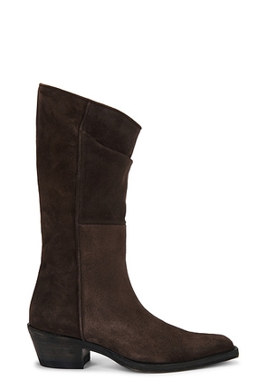 KHAITE Clive 35 Boot in Umber - Brown. Size 40 (also in 36.5, 37, 37.5, 38, 38.5, 39, 39.5, 41).