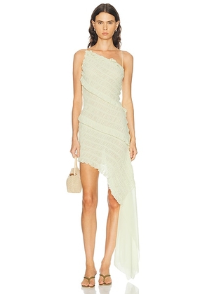 L'Academie Luccia Gown in Pale Pistachio - Green. Size M (also in XXS, XS, S, L, XL).