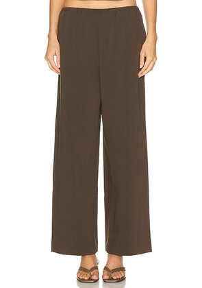 L'Academie Nicoly Pant in Mocha - Brown. Size M (also in XXS, XS, S, L, XL).