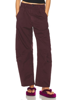 Citizens of Humanity Ciela Balloon Utility Pant in Mahogany - Burgundy. Size 34 (also in 23, 24, 25, 26, 27, 28, 29, 30, 31, 32).