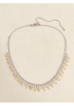 Kamyen - Classic Canary 18-karat White And Yellow Gold Diamond Necklace - One size