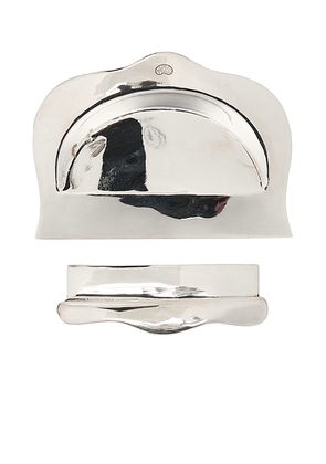 Gohar World Mini Crumb Catcher in Silver - Metallic Silver. Size all.