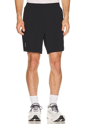 On Train Shorts 7 in Black - Black. Size L (also in XS, S, M, XL/1X, XXL/2X).
