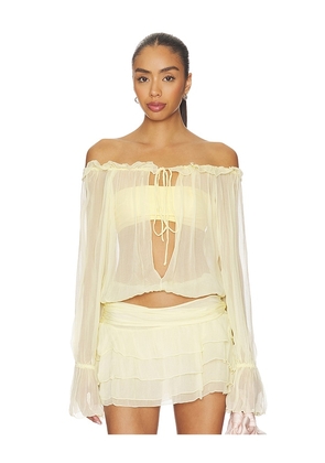 Indah Amaya Top in Yellow. Size S. Also in XS, M, L.