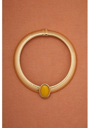 Julietta for FWRD Opyum Necklace in Gold & Yellow - Metallic Gold,Yellow. Size all.
