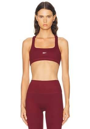 SET Active Formcloud Cloud Mini It Bra in Cardinal - Burgundy. Size L (also in XS, S, M, XL, XXL).