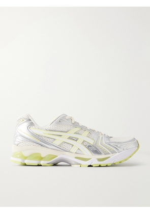 Asics - Gel-kayano 14 Rubber And Metallic Mesh Sneakers - Neutrals - UK 3,UK 3.5,UK 4,UK 4.5,UK 5,UK 5.5,UK 6,UK 6.5,UK 7,UK 7.5,UK 8,UK 8.5,UK 9,UK 9.5