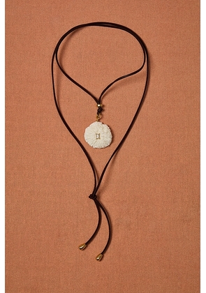 Eliou For FWRD Coral Wrap Necklace in Brown - Brown. Size all.