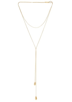 Isabel Marant Long Necklace in Dore - Metallic Gold. Size all.