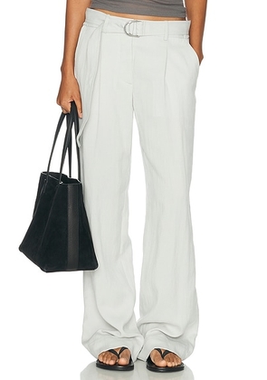 Helmut Lang Relaxed Pant in Grey Melange - Grey. Size 2 (also in ).