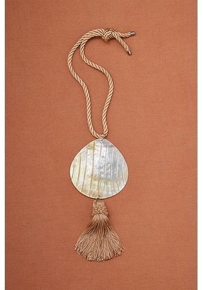 Julietta for FWRD Deco Necklace in Ivory - Brown. Size all.