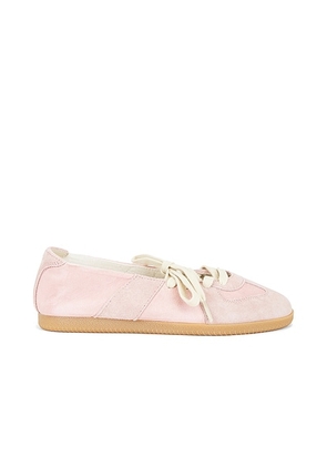 Maison Margiela Replica Soft Laced Ballet Flat in Pale Blush - Pink. Size 41 (also in 37).