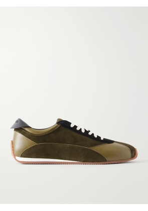 NEOUS - Berenices Suede And Leather Sneakers - Green - IT35,IT36,IT37,IT38,IT39,IT40,IT41