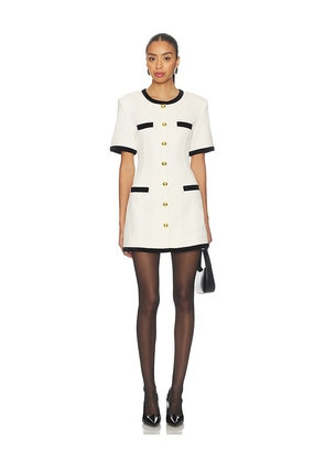 Maude Club Taylor Seersucker Dress in Ivory. Size XS. Also in S.