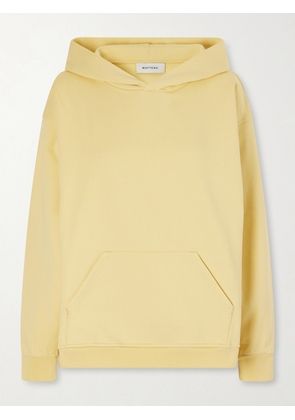 Matteau - Organic Cotton-jersey Hoodie - Yellow - 1,2,3,4,5