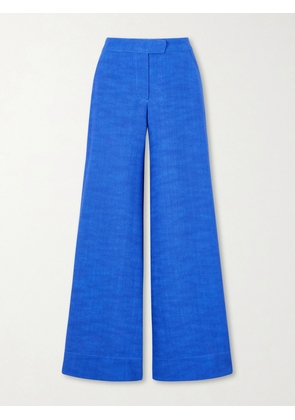 Lisa Marie Fernandez - Canvas Wide-leg Pants - Blue - 1,2,3,4