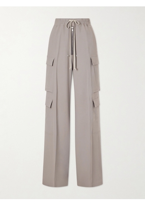 Rick Owens - Cargobelas Cady Wide-leg Cargo Pants - Gray - IT38,IT40,IT42,IT44,IT46,IT48