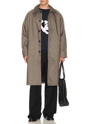 Pop Trading Company Car Coat in Delicioso Heather - Brown. Size M (also in ).