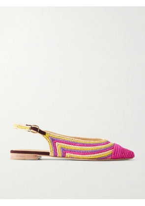 Gabriela Hearst - Strength Crocheted-raffia Ballet Flats - Multi - IT36,IT36.5,IT37,IT37.5,IT38,IT38.5,IT39,IT39.5,IT40,IT40.5,IT41,IT41.5,IT42