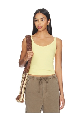 LNA Gil Rib Tank in Yellow. Size S. Also in XS, M, L, XL.